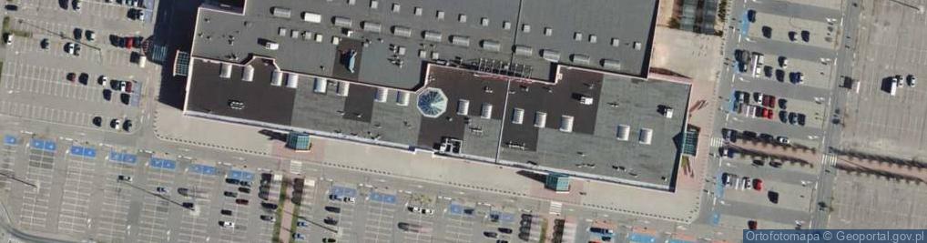 Zdjęcie satelitarne Auchan Komorniki