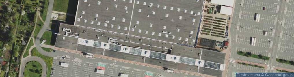 Zdjęcie satelitarne Auchan Sosnowiec