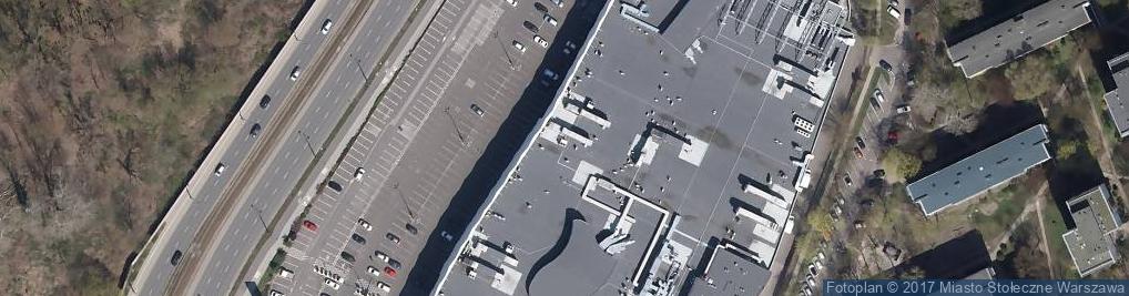 Zdjęcie satelitarne Dom Mody Klif