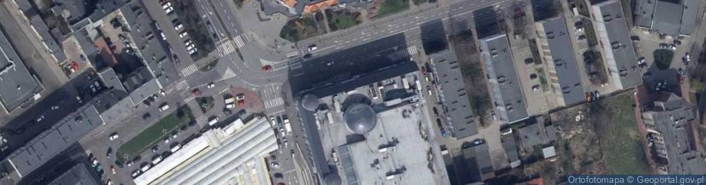 Zdjęcie satelitarne Galeria Tęcza