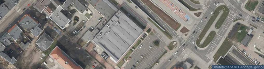 Zdjęcie satelitarne Gliwickie Centrum Handlowe
