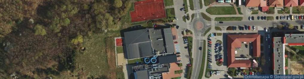 Zdjęcie satelitarne Centrum Kultury i Rekreacji w Koziegłowach