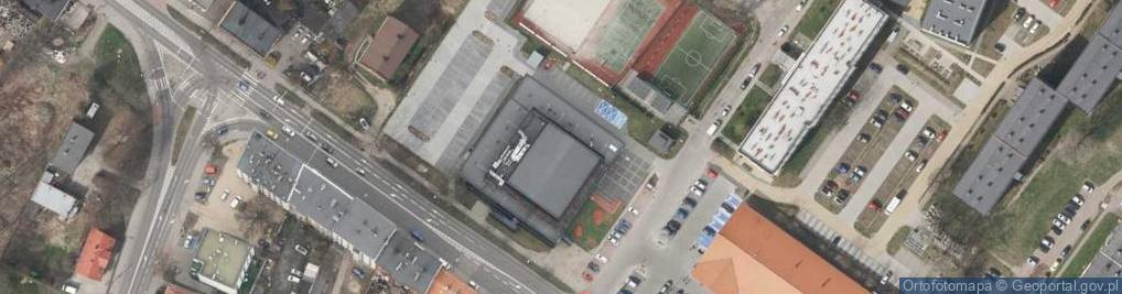 Zdjęcie satelitarne Centrum Kultury Studenckiej MROWISKO