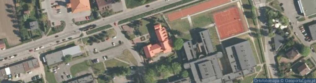 Zdjęcie satelitarne Centrum Kultury w Woli