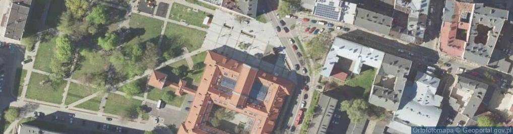 Zdjęcie satelitarne Centrum Kultury