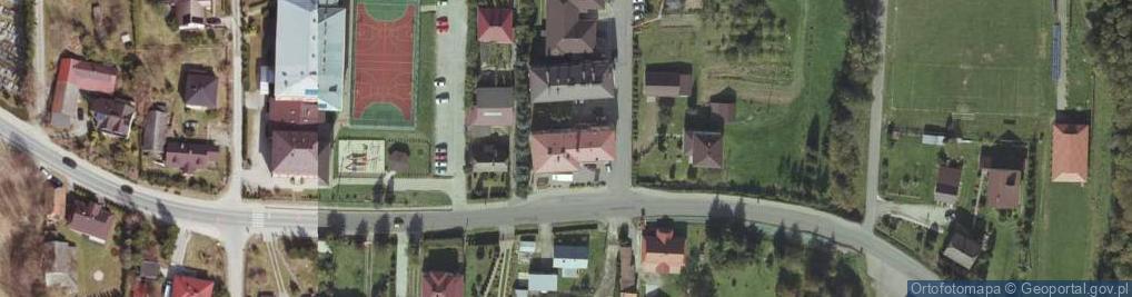 Zdjęcie satelitarne Centrum Promocji Dziedzictwa Kulturowego w Chmielniku