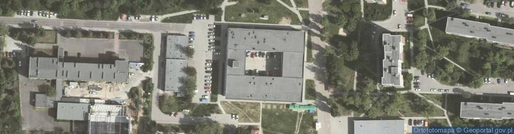 Zdjęcie satelitarne Dom Kultury Spółdzielni Mieszkaniowej Nowy Bieżanów