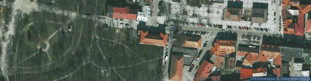 Zdjęcie satelitarne Galeria Krzeszowicki Ośrodek Kultury