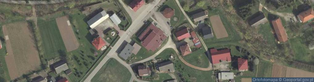 Zdjęcie satelitarne Gminne Centrum Kultury i Promocji w Drwini z siedzibą w Grobli