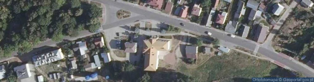 Zdjęcie satelitarne Gminne Centrum Kultury w Gródku