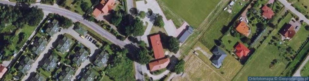Zdjęcie satelitarne Gminny Osrodek Kultury w Kątach Węgierskich