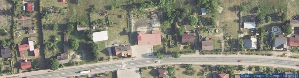 Zdjęcie satelitarne Gminny Ośrodek Kultury w Krzeszycach