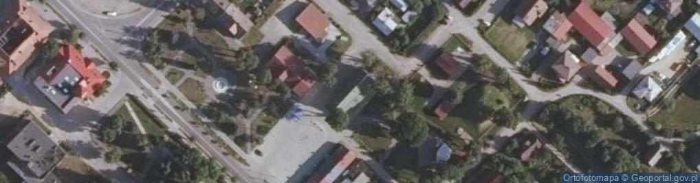 Zdjęcie satelitarne Gminny Ośrodek Kultury w Raczkach