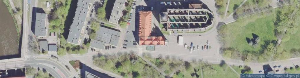 Zdjęcie satelitarne Gubiński Dom Kultury