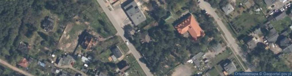 Zdjęcie satelitarne Miejski Ośrodek Kultury w Tuszynie, filia w Tuszynie Lesie
