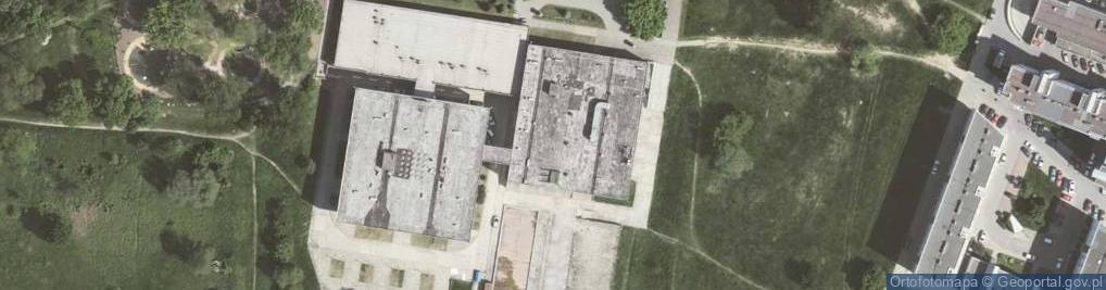 Zdjęcie satelitarne Nowohuckie Centrum Kultury