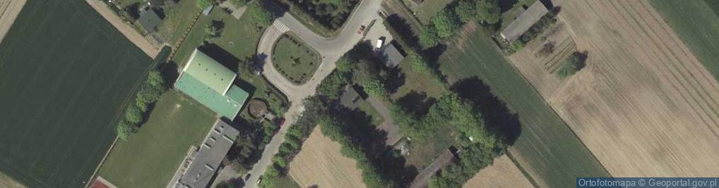 Zdjęcie satelitarne Ośrodek działań twórczych gminy Konopnica