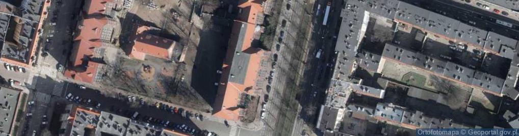 Zdjęcie satelitarne Pałac Młodzieży