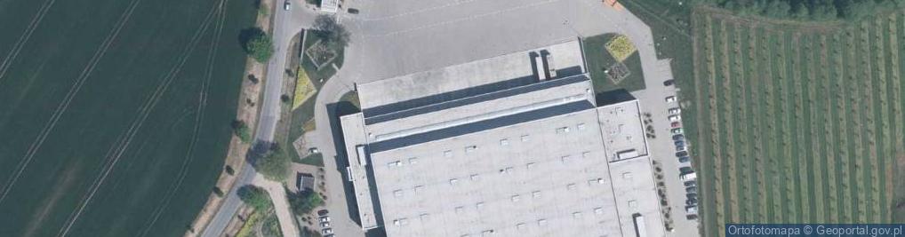 Zdjęcie satelitarne Centrum logistyczne firmy Merida