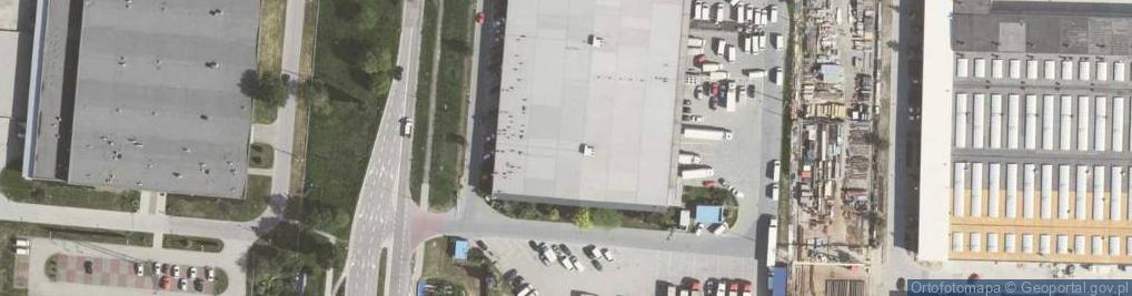 Zdjęcie satelitarne Centrum Logistyczne Kraków I