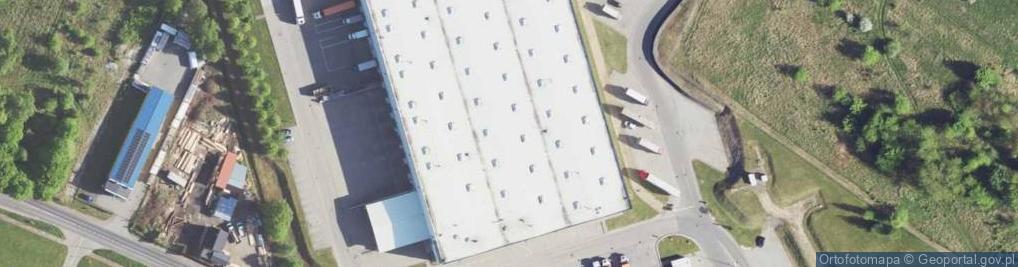 Zdjęcie satelitarne Logicor magazyn Sosnowiec