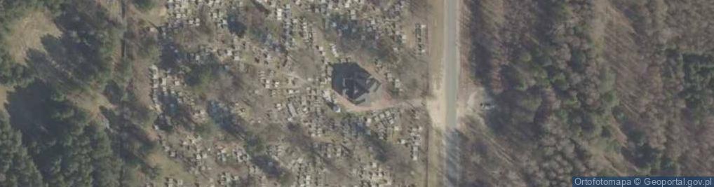 Zdjęcie satelitarne Cerkiew cmentarna Przemienienia Pańskiego