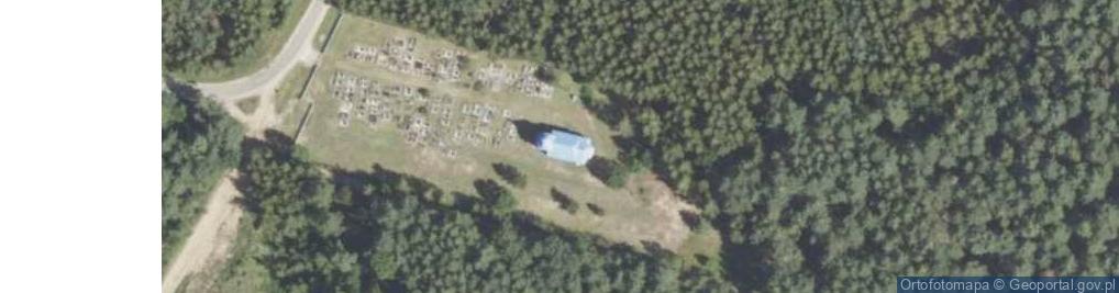 Zdjęcie satelitarne Cerkiew cmentarna św. Anny