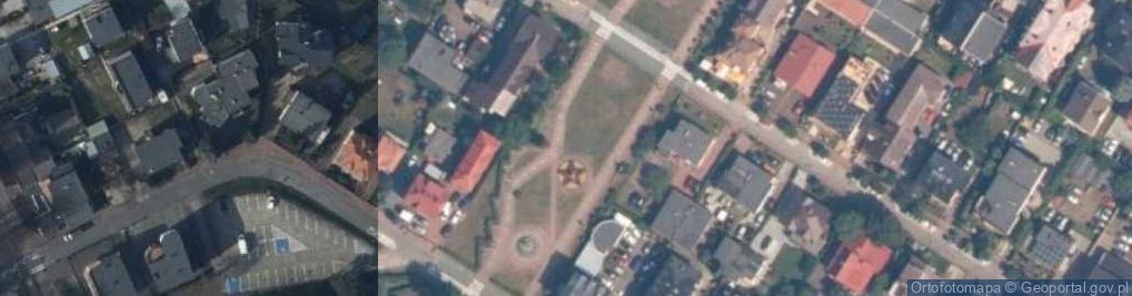 Zdjęcie satelitarne Aleja Gwiazd Sportu we Władysławowie