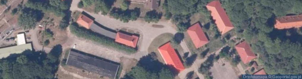 Zdjęcie satelitarne Biała Góra na wyspie Wolin