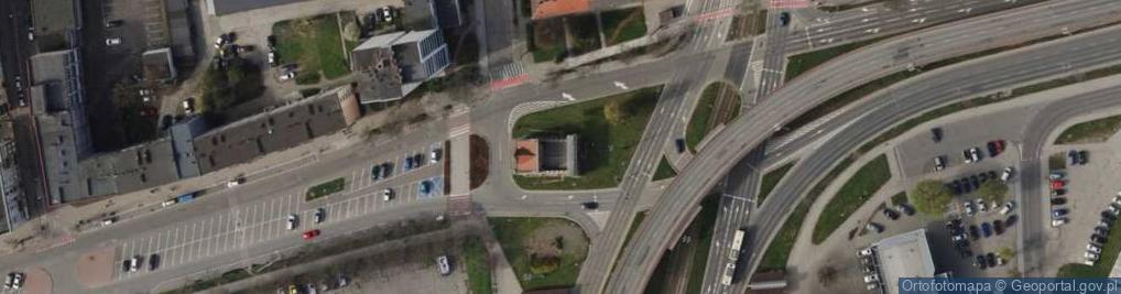 Zdjęcie satelitarne Brama Żuławska