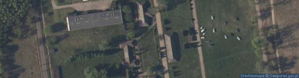 Zdjęcie satelitarne Byłe koszary Nadwiślańskich Jednostek Wojskowych MSW