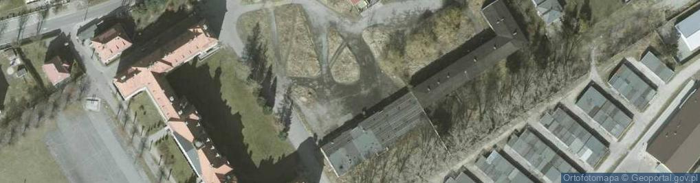 Zdjęcie satelitarne Byłe Koszary Wojskowe JW 2583 ul Powstańców Warszawy