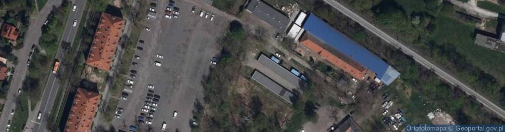 Zdjęcie satelitarne Byłe koszary