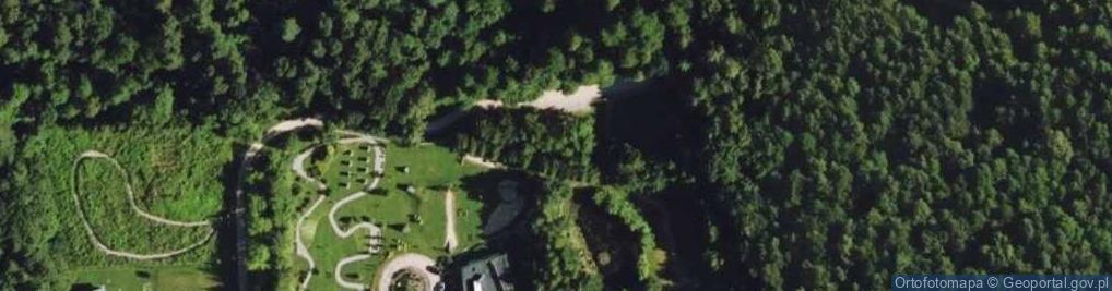 Zdjęcie satelitarne Centrum Edukacji Leśnej