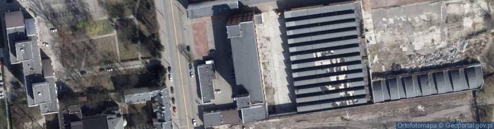 Zdjęcie satelitarne Dawna fabryka Silbersteina