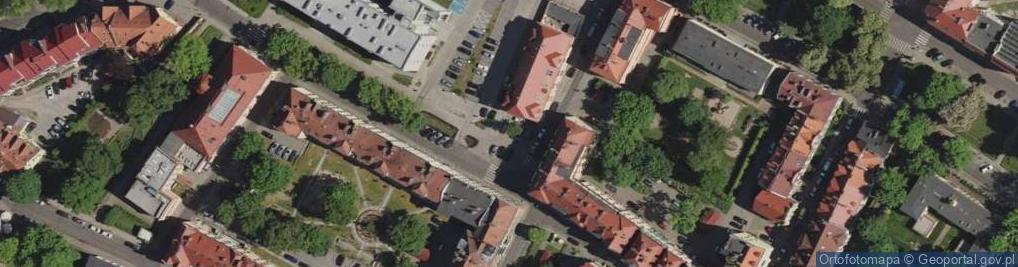 Zdjęcie satelitarne Dawny klasztor Dominikanów