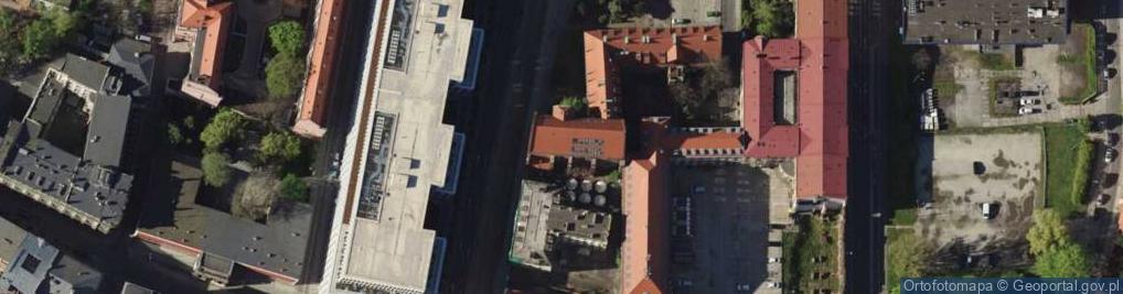 Zdjęcie satelitarne Dawny kościół św. Katarzyny