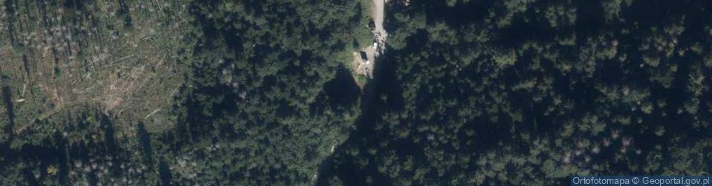 Zdjęcie satelitarne Dolina Małej Łąki