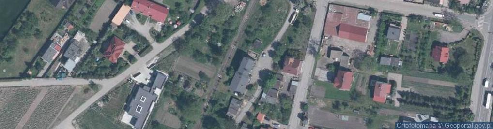 Zdjęcie satelitarne Dworzec kolejowy w Domasławiu
