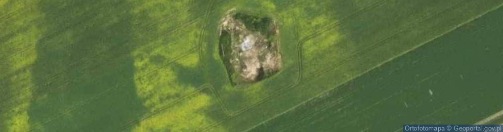 Zdjęcie satelitarne Głaz narzutowy Tatarski Kamień