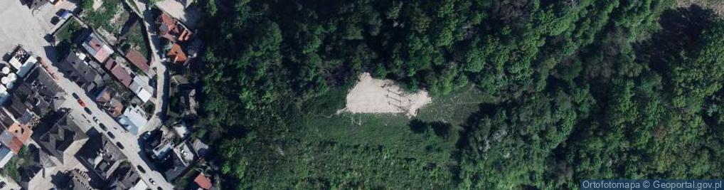 Zdjęcie satelitarne Góra Trzech Krzyży - punkt widokowy