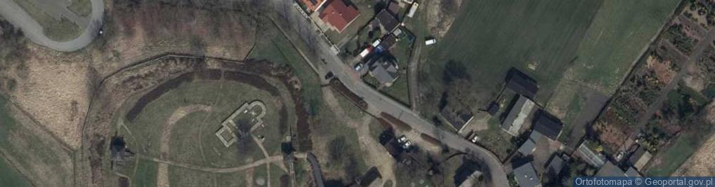 Zdjęcie satelitarne Grodzisko na Zawodziu