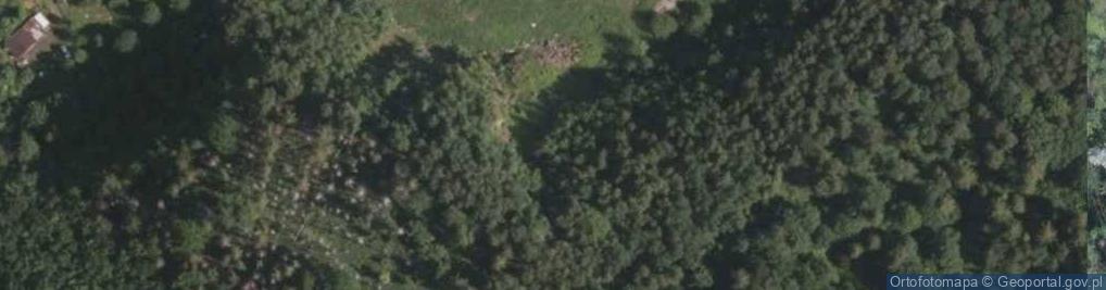 Zdjęcie satelitarne Kamieniołom Poniwiec - warstwy godulskie