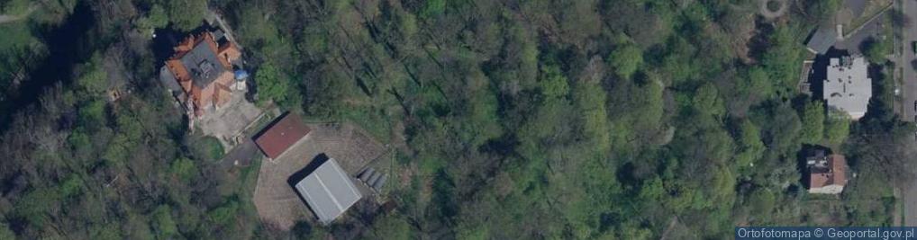 Zdjęcie satelitarne Kamieniołom w parku na Kamiennej Górze