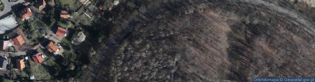 Zdjęcie satelitarne Kamieniołom Wałbrzych Park Miejski