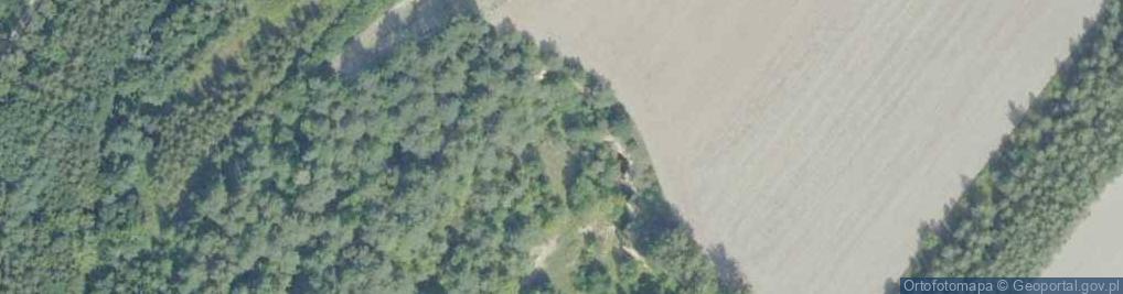 Zdjęcie satelitarne Kamieniołom wapieni turońskich z krzemieniami