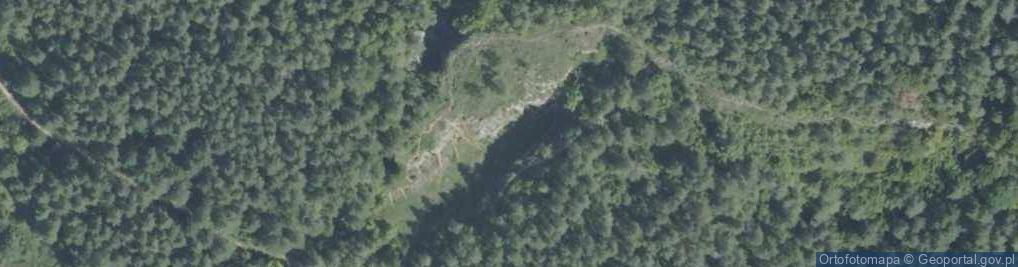 Zdjęcie satelitarne Kamieniołom Zachodni na Zelejowej - orogeneza i mineralizacja