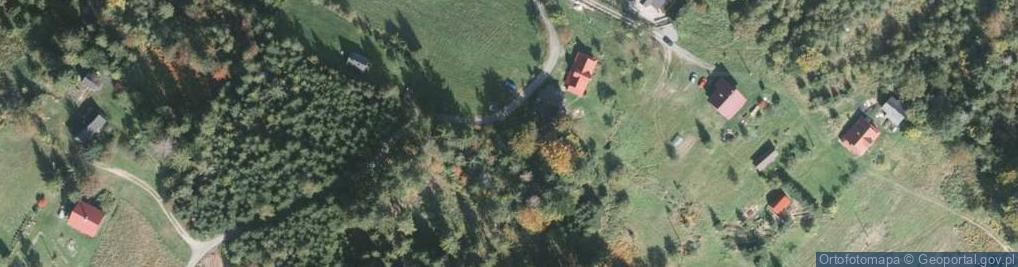 Zdjęcie satelitarne Kapliczka Japońska - Istebna
