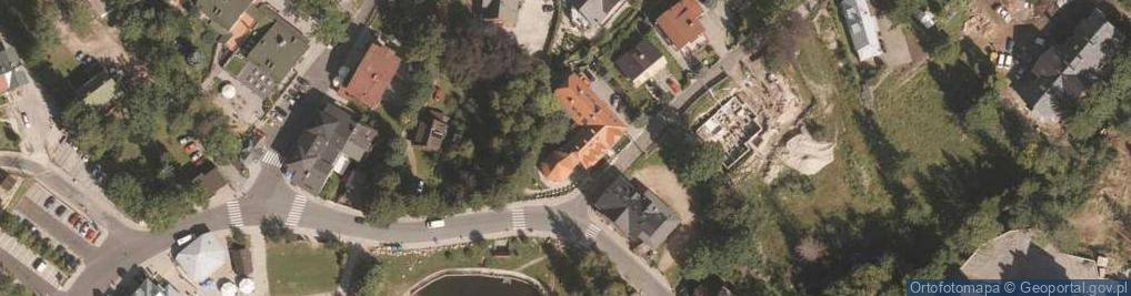 Zdjęcie satelitarne Karkonoskie Centrum Edukacji Ekologicznej KPN