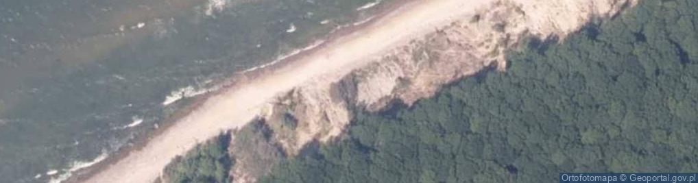 Zdjęcie satelitarne Klif Międzyzdroje-Wisełka